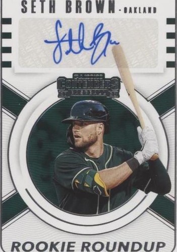 2020 Panini Contenders - Seth Brown #RRA-SB