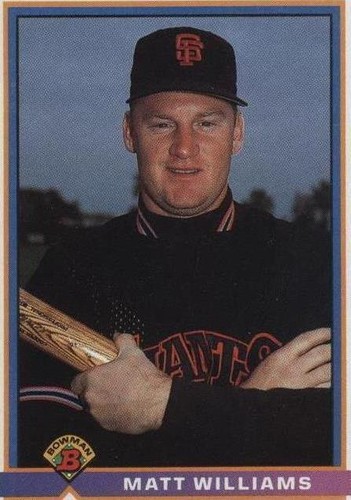 1991 Bowman - Matt Williams #618