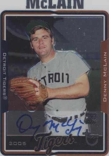 2005 Topps Retired Signature Edition - Denny McLain #TA-DDM