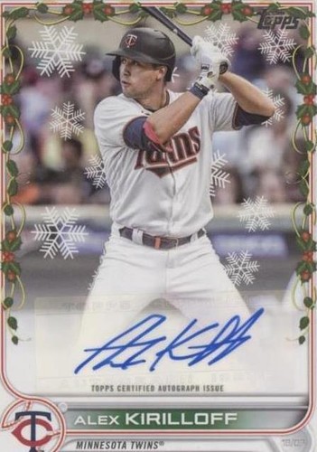 2022 Topps Holiday - Alex Kirilloff #WHA-AK