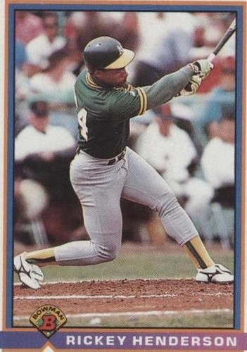 1991 Bowman - Rickey Henderson #213