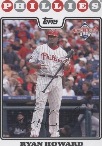 2008 Topps National Baseball Card Day - Ryan Howard #3