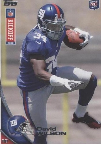 2012 Topps Kickoff David Wilson #28