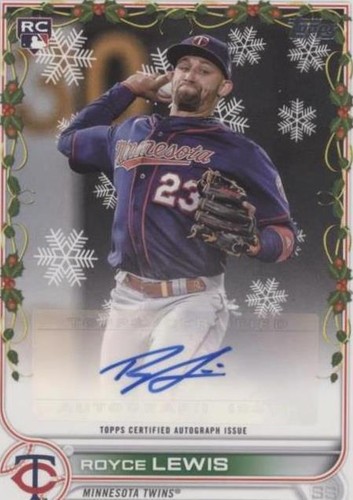 適切な価格 2022 LEWIS ROYCE TOPPS AUTO REFRACTOR GREEN BASEBALL FINEST その他