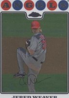 2008 Topps Chrome - Jered Weaver #96