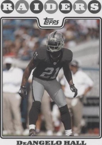 2008 Topps DeAngelo Hall #255