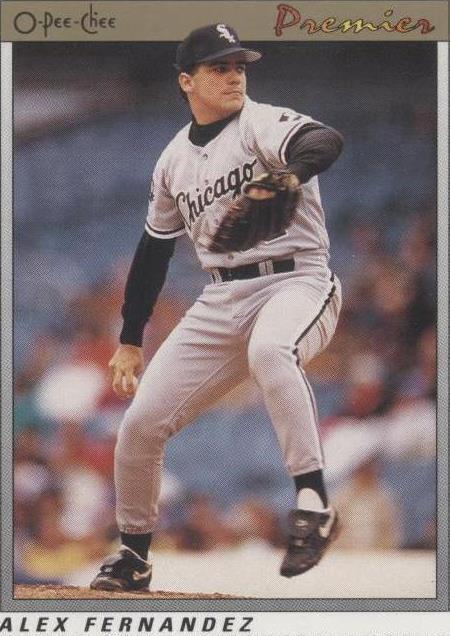 1991 O-Pee-Chee Premier - Alex Fernandez #42