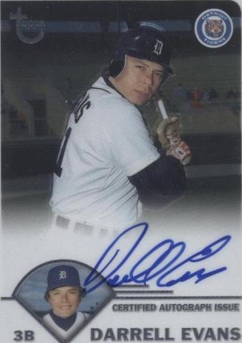 2003 Topps Retired Signature Edition - Darrell Evans #TA-DE