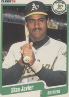 1990 Fleer - Stan Javier #12
