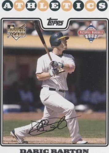2008 Topps National Baseball Card Day - Daric Barton #8