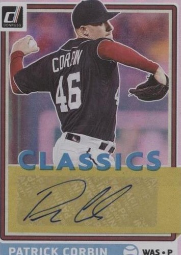 2020 Panini Donruss - Patrick Corbin #CA-PC