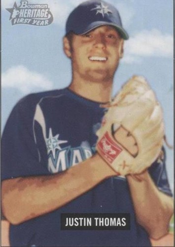 2005 Bowman Heritage - Justin Thomas #293