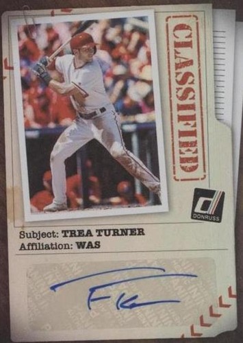 2020 Panini Donruss - Trea Turner #CLS-TT