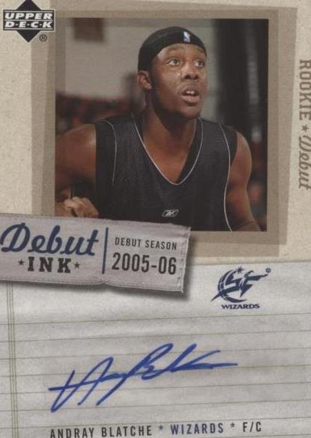 2005-06 Upper Deck debut de novato - Andray Blatche #DI-BL