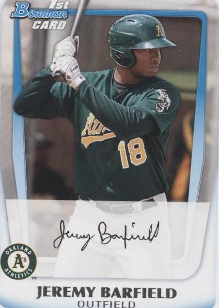2011 Bowman - Jeremy Barfield #BP3