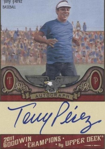 2011 Upper Deck Goodwin Champions - Tony Perez #A-TP
