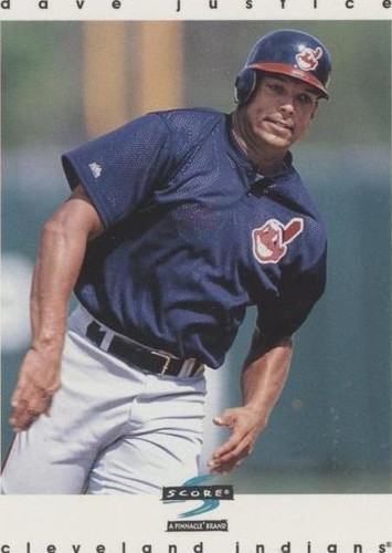 DAVID JUSTICE Cleveland Indians 1997 Vintage Original 22x34