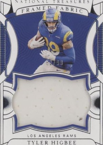 2021 Panini National Treasures Tyler Higbee #FF-TYH