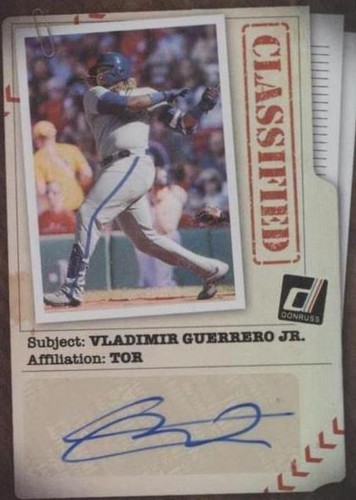 2020 Panini Donruss - Vladimir Guerrero Jr. #CLS-VG