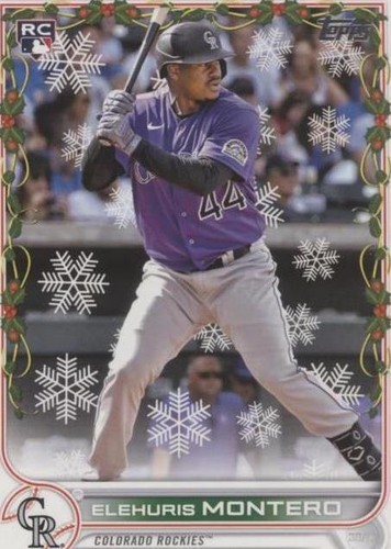 2022 Topps Holiday - Elehuris Montero #HW19