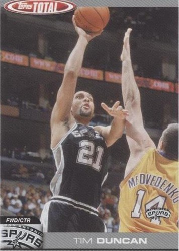2004-05 Topps Total - Tim Duncan #TTC26