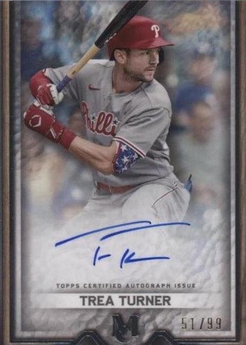 2023 Topps Chrome Trea Turner TechniColor Error RC Rookie