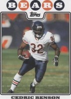 2008 Topps Cedric Benson #70