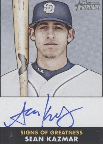 2007 Bowman Heritage - Sean Kazmar #SG-SK