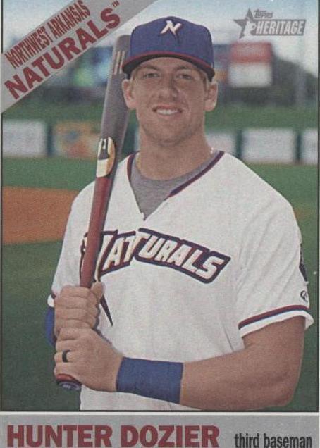 Topps Heritage 2015 edición de ligas menores - Hunter Dozier #34