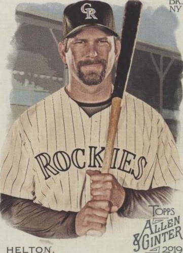 2019 Topps Allen & Ginter - Todd Helton #105