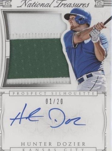 2015 Panini National Treasures - Hunter Dozier #8