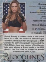 2013 Topps UFC Bloodlines - Ronda Rousey #BL-RR
