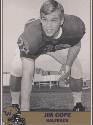 1992 Pacific Washington Huskies Football Greats Jim Cope #82