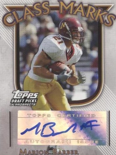 2005 Topps Draft Picks & Prospects Marion Barber III #CM-MB