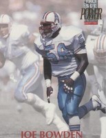 1992 Pro Set Power Joe Bowden #317