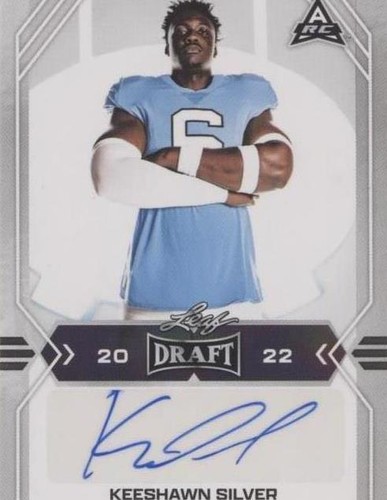 2022 Leaf Draft Keeshawn Silver #BA-KS2