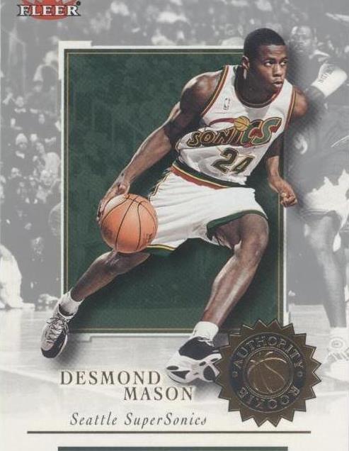 Fleer Authority 2000-01 - Desmond Mason #132