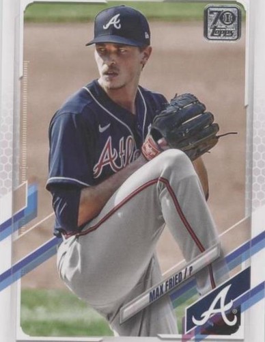 Max Fried Braves Signed 16x20 Pitching Horizontal Photo w