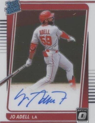 2019 Panini Donruss Optic Jo Adell Auto Purple 031/125 Rated