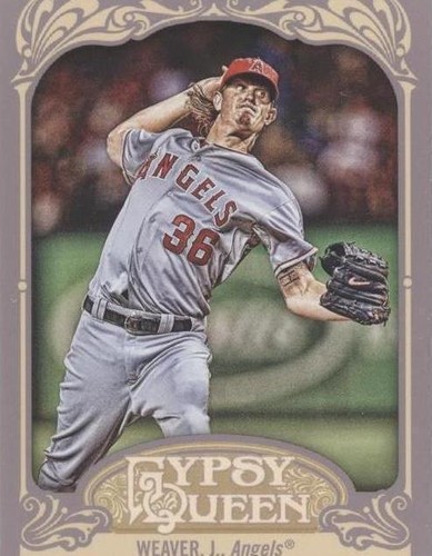 2012 Topps Gypsy Queen - Jered Weaver #271