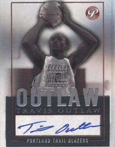 2003-04 Topps Pristine - Travis Outlaw #PEA-TO