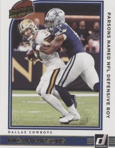 2022 Panini Donruss Micah Parsons #H-MP
