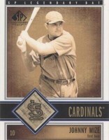 2002 SP Legendary Cuts - Johnny Mize #B-JMI