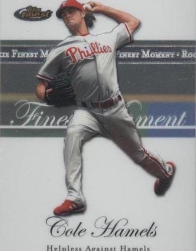 2007 Topps Finest - Cole Hamels #RFM-CH