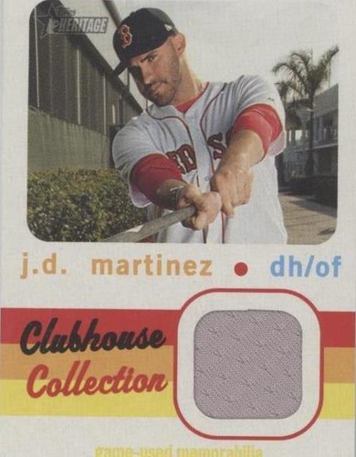 2020 Topps Heritage - J.D. Martinez #CCR-JM