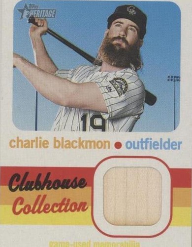 2020 Topps Heritage - Charlie Blackmon #CCR-CBL