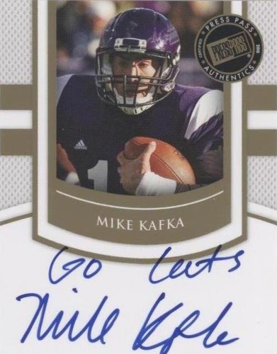 2010 Press Pass Portrait Edition Mike Kafka #SS-MK