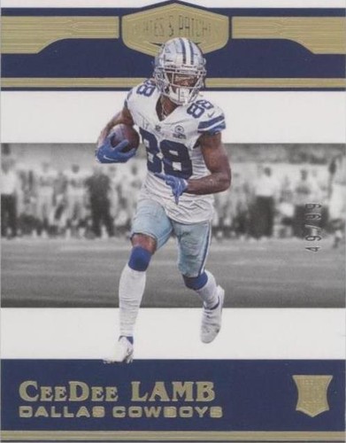 2020 Panini Plates & Patches CeeDee Lamb #165