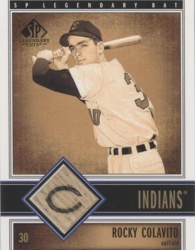2002 SP Legendary Cuts - Rocky Colavito #B-RCO