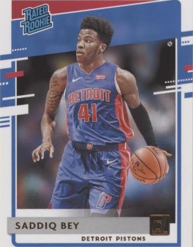 Saddiq Bey /41シリ RC auto STUB貴重 NBA 2020-21 Chronicles XR Bronze Saddiq Bey Rookie #292 Detroit